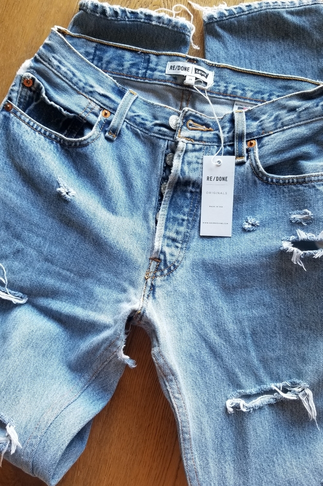 Re/Done High Rise Reconstructed Levi's Jeans